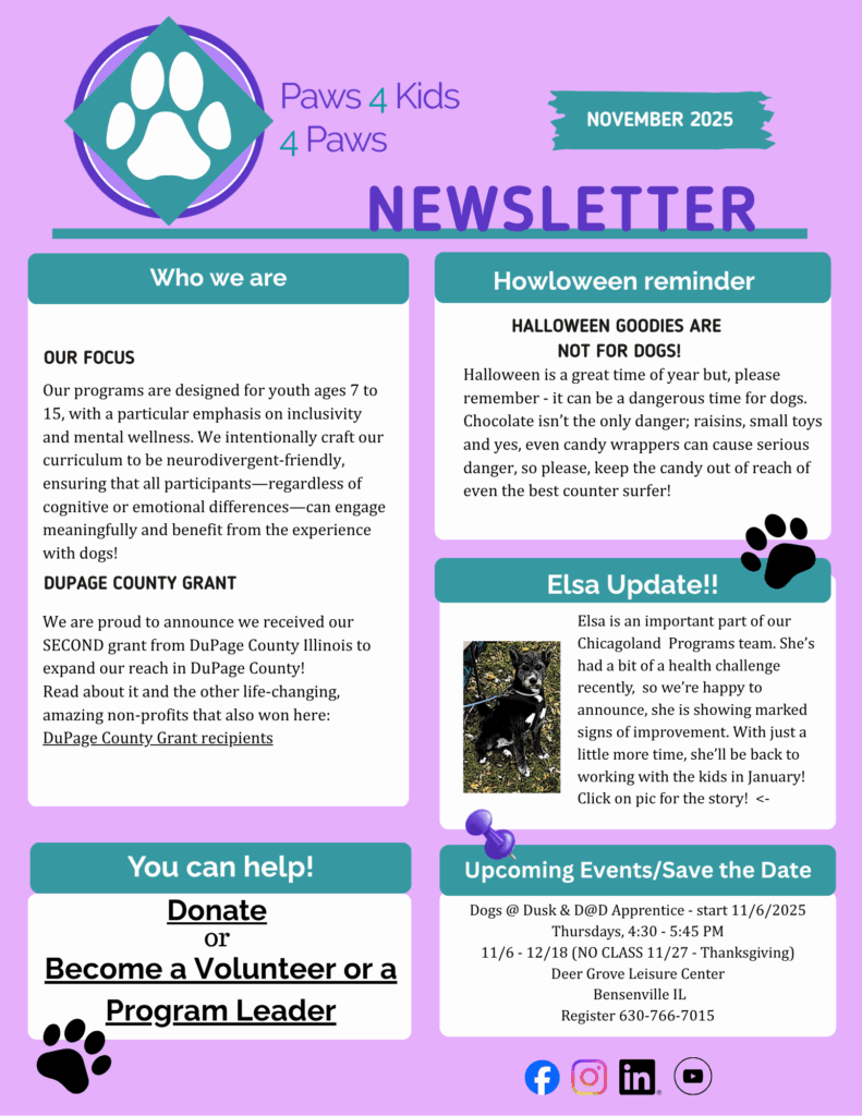 Image of October/November 2025 newsletter